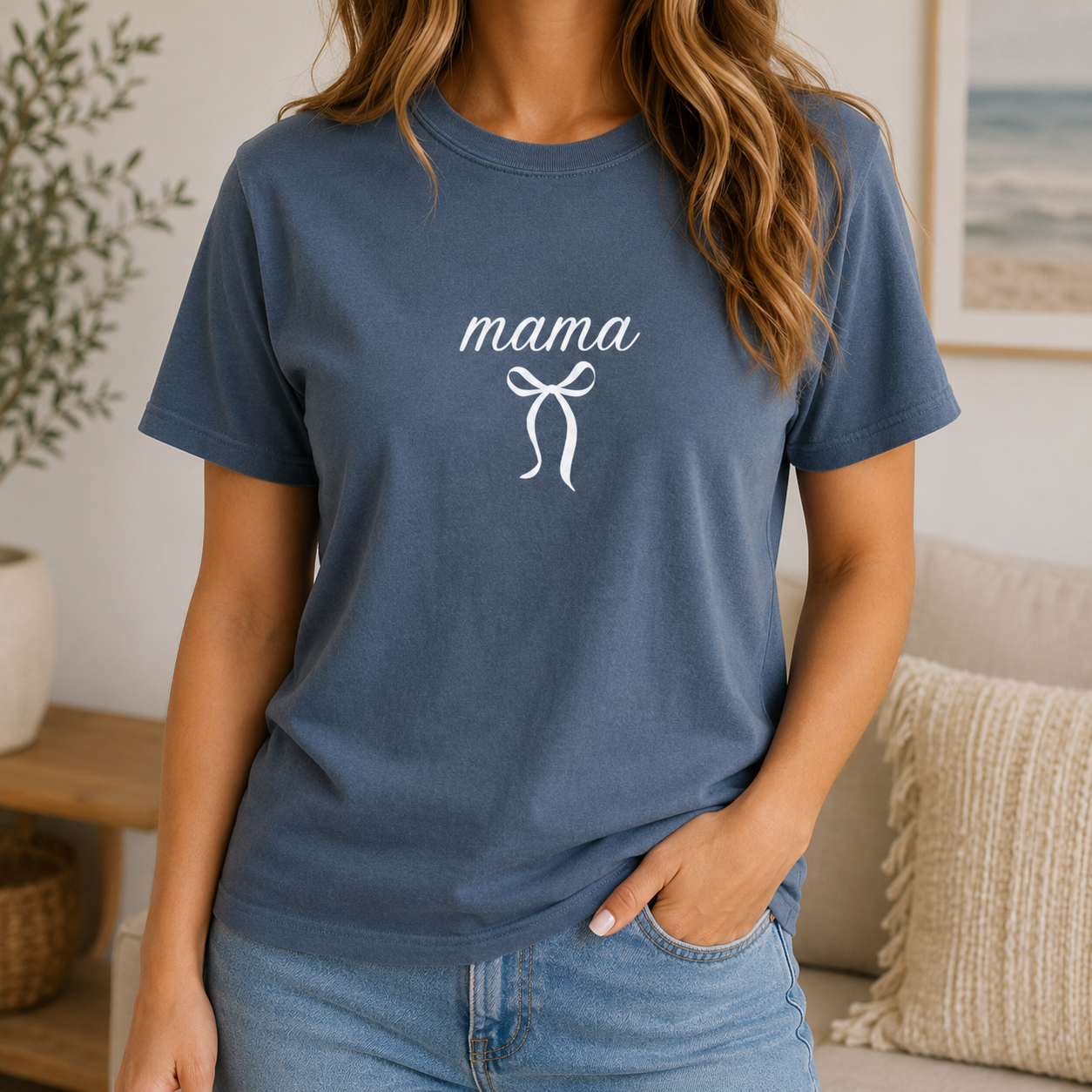 Mama + Bow Premium Tee