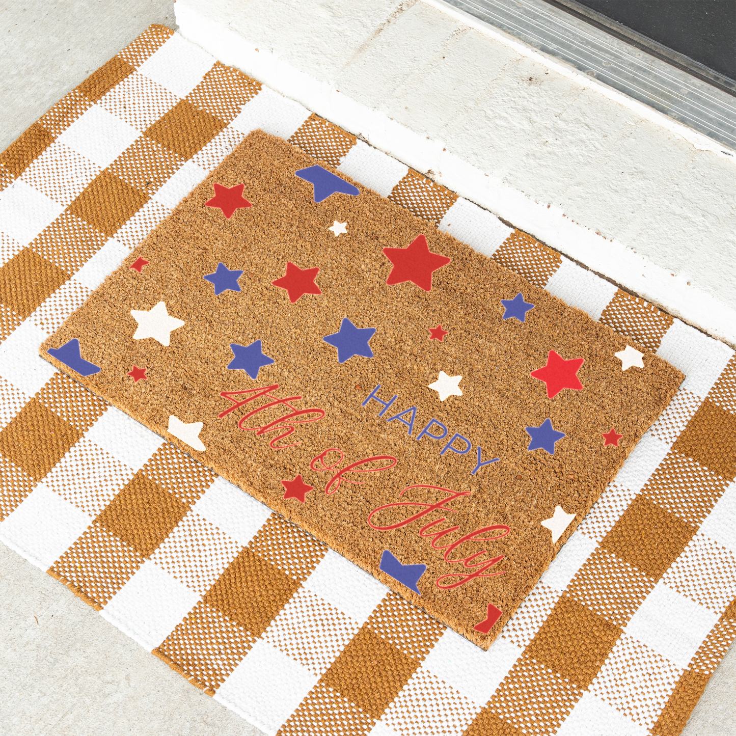 Happy 4th of July Doormat