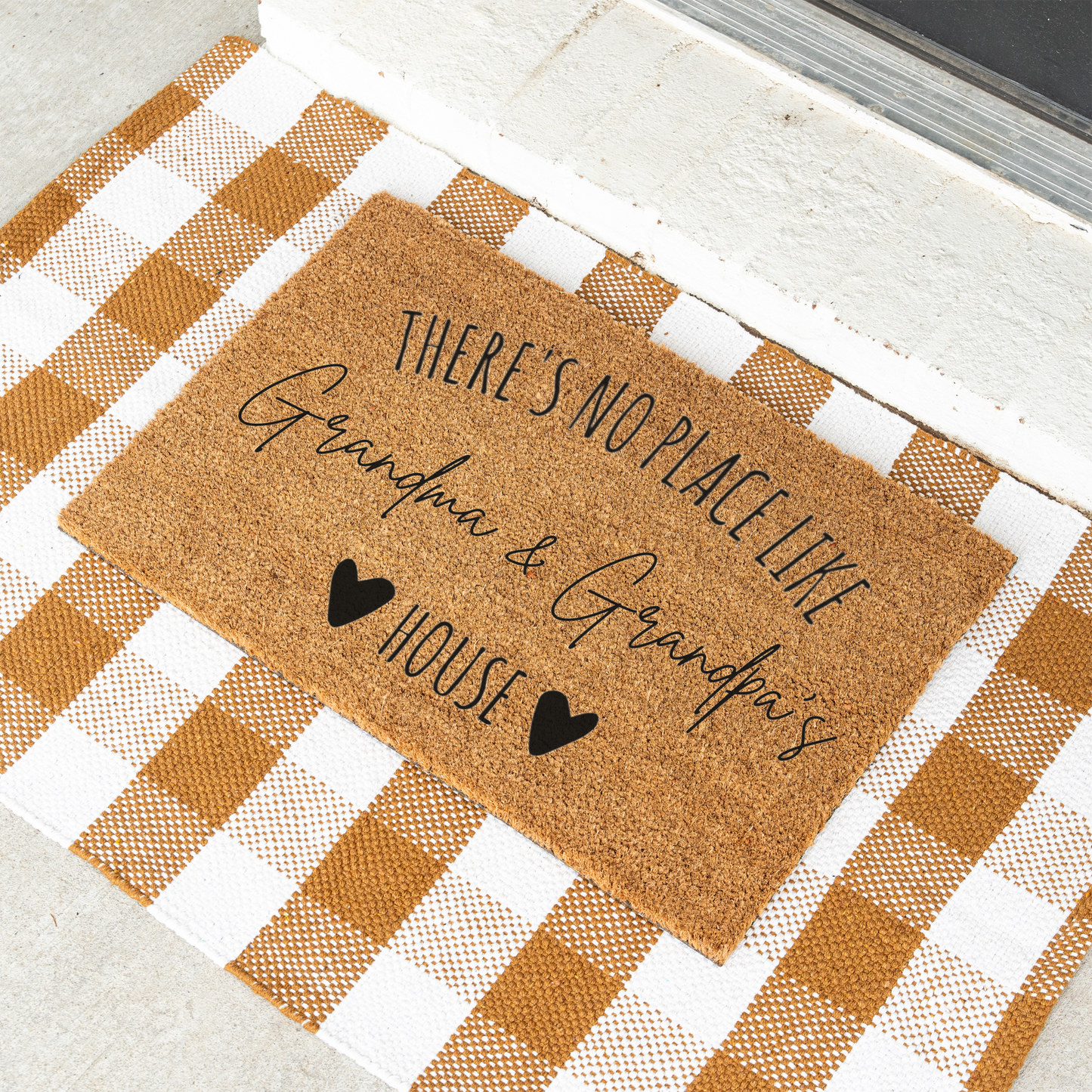 Welcome to Grandma & Grandpa's House Doormat