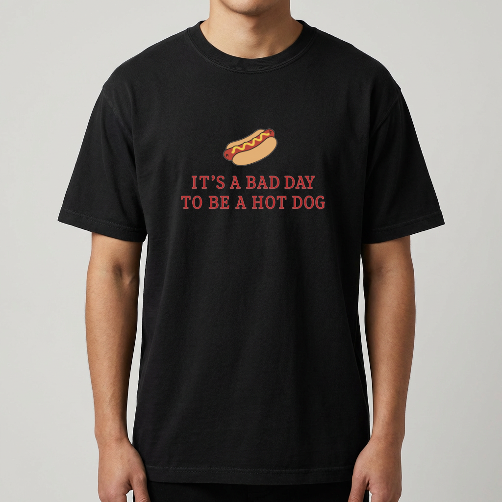 'It's a Bad Day to Be a Hot Dog' Premium Tee