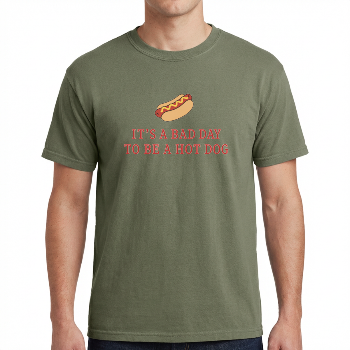 'It's a Bad Day to Be a Hot Dog' Premium Tee