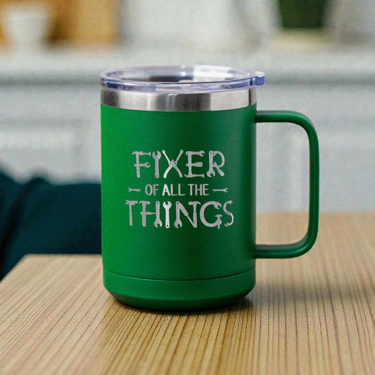 Fixer of All the Things - 15oz Stainless Steel Mug