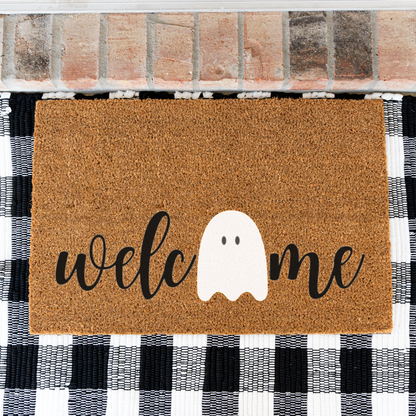 Spooky Ghost Welcome Doormat