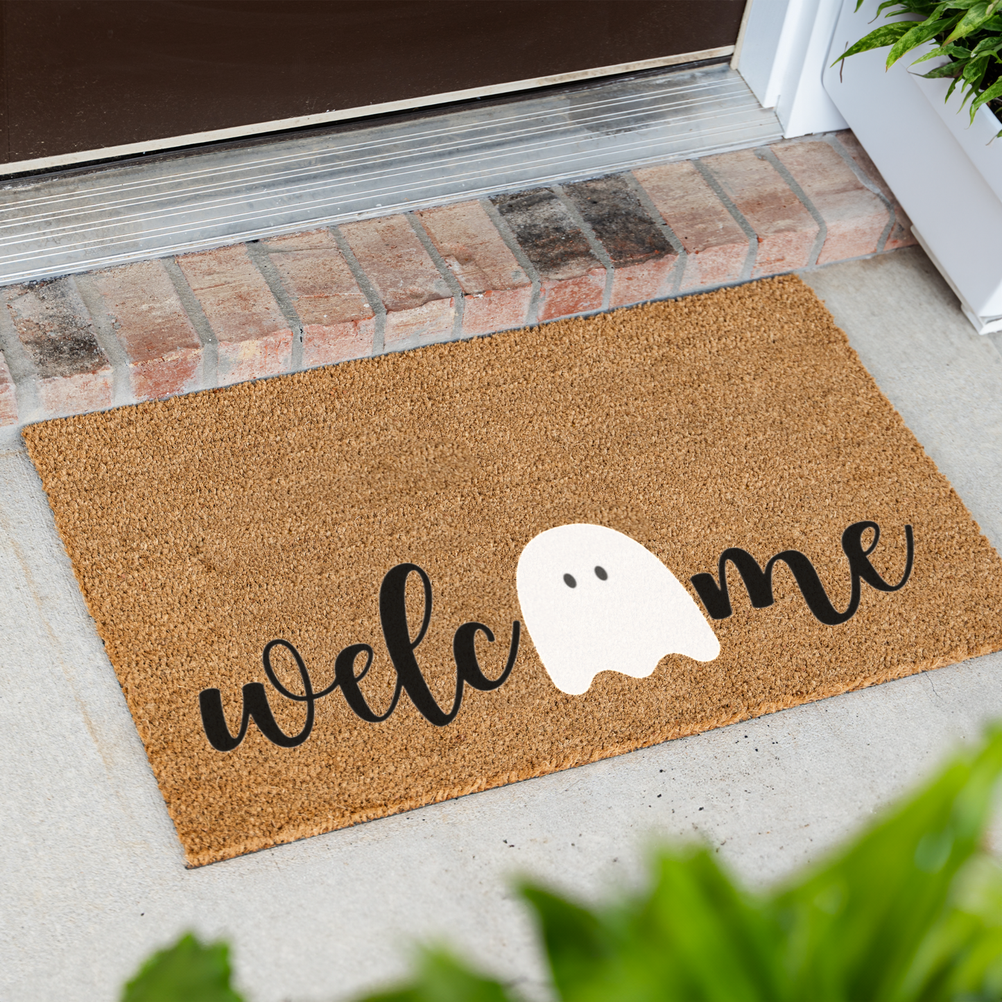 Spooky Ghost Welcome Doormat