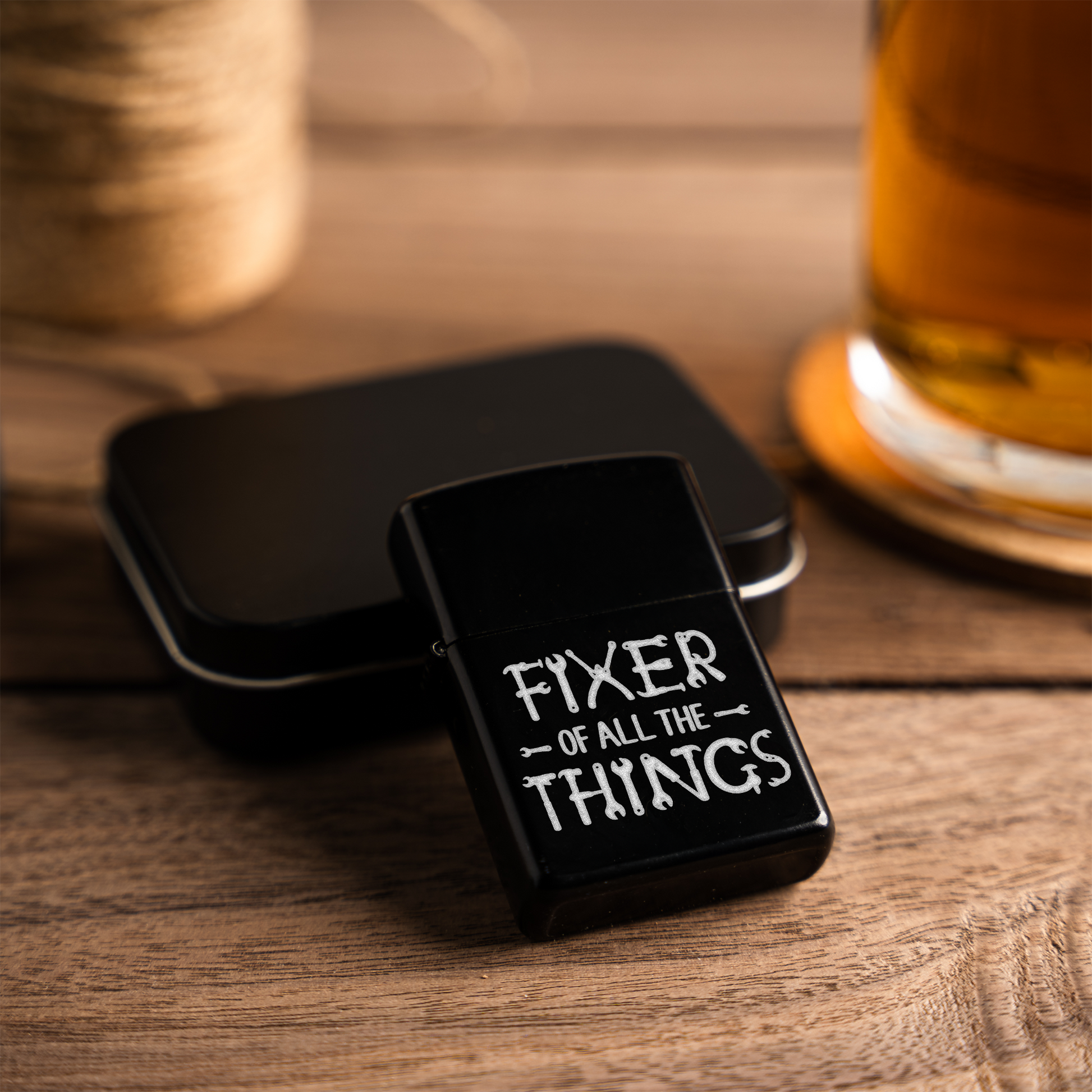Engraved 'Fixer of All the Things' Lighter