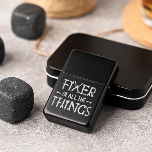 Engraved 'Fixer of All the Things' Lighter