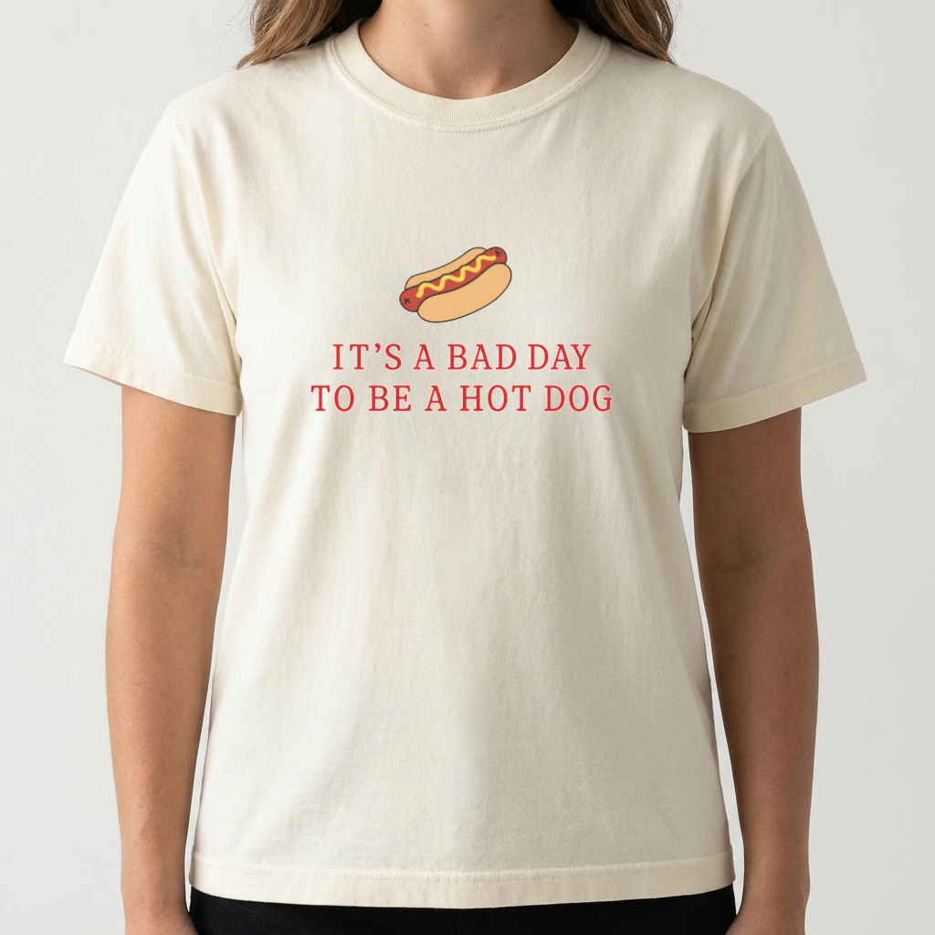 'It's a Bad Day to Be a Hot Dog' Premium Tee