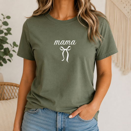 Mama + Bow Premium Tee