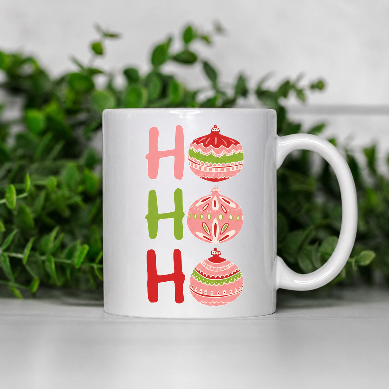 Festive 'Ho Ho Ho' Christmas Coffee Mug