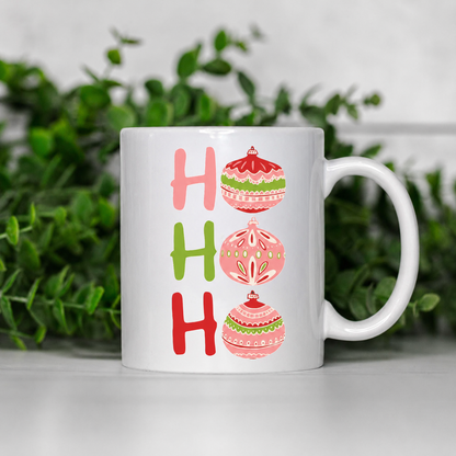 Festive 'Ho Ho Ho' Christmas Coffee Mug