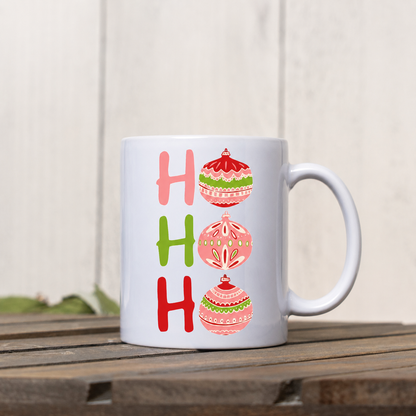 Festive 'Ho Ho Ho' Christmas Coffee Mug