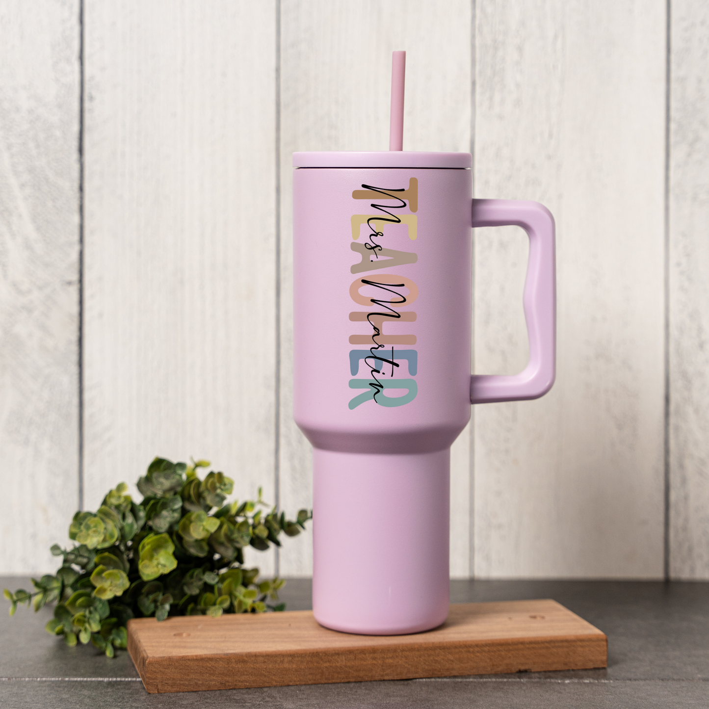 40oz Stainless Steel Tumbler for Teachers - Back to School