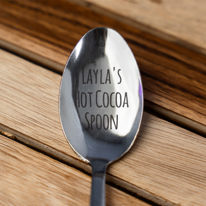 Custom Engraved Hot Cocoa Spoon