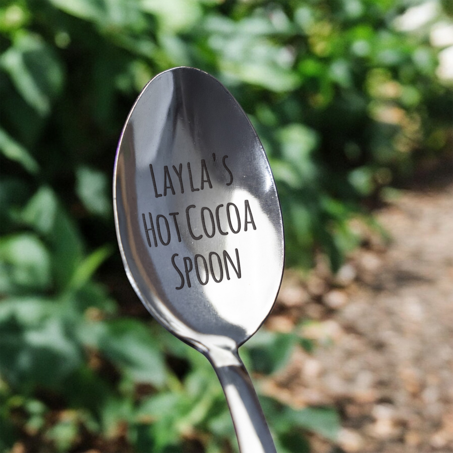 Custom Engraved Hot Cocoa Spoon