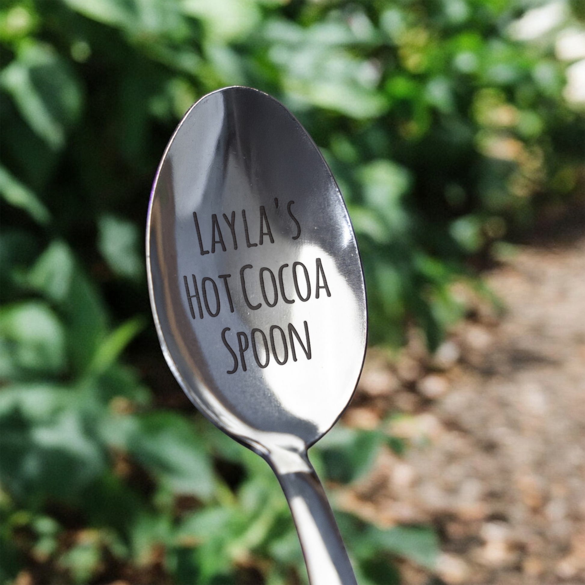 Custom Engraved Hot Cocoa Spoon