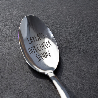 Custom Engraved Hot Cocoa Spoon