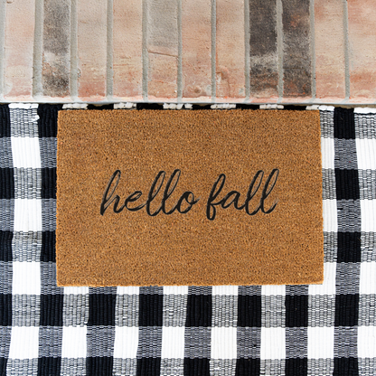 Hello Fall Doormat