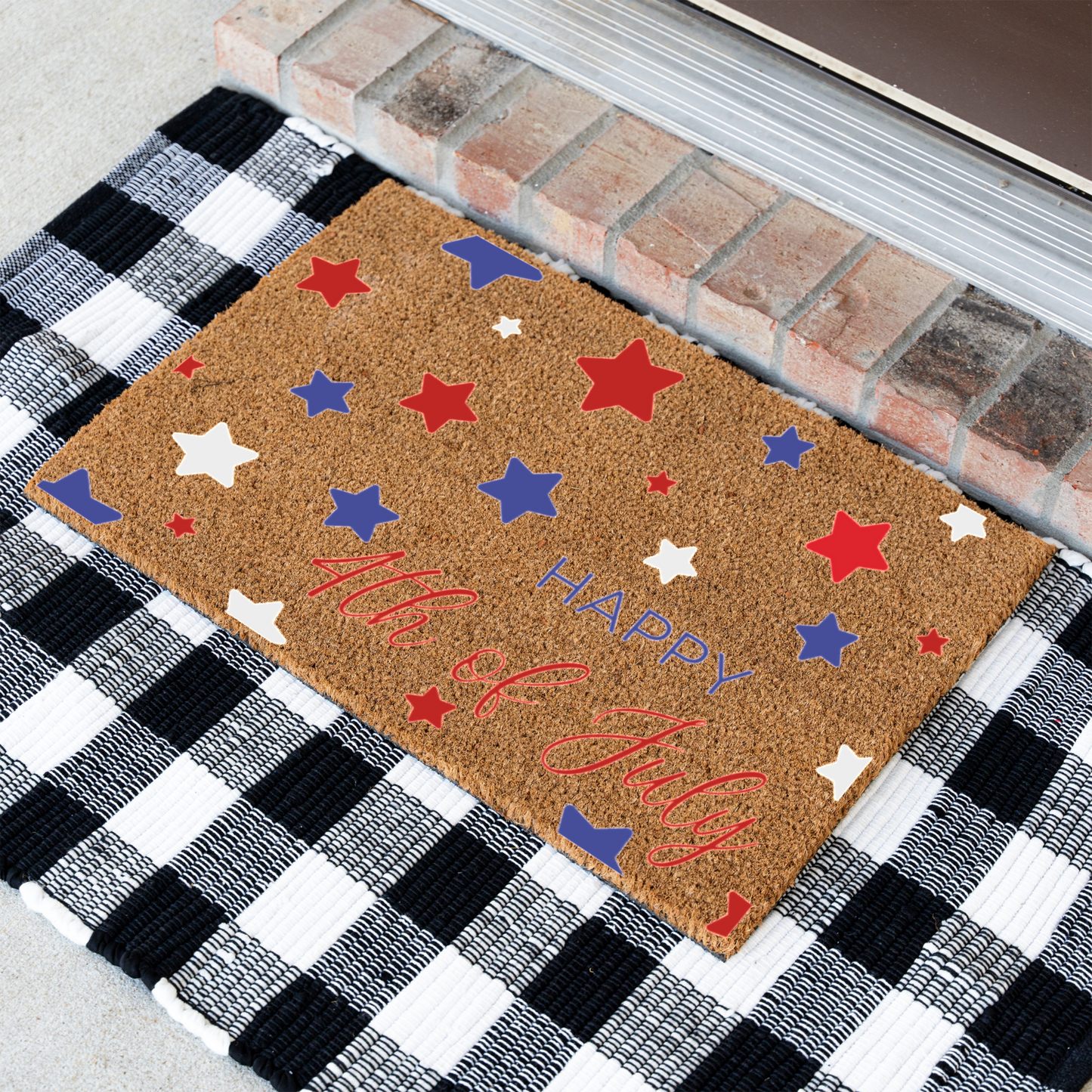 Happy 4th of July Doormat