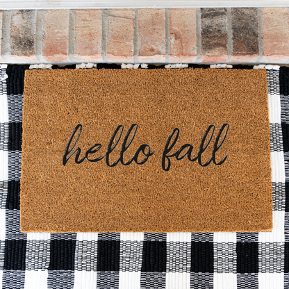 Hello Fall Doormat