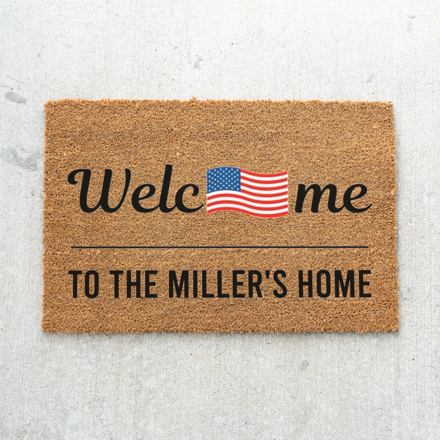 Custom July 4th Doormat