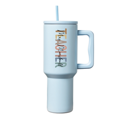 40oz Stainless Steel Tumbler for Teachers - Back to School