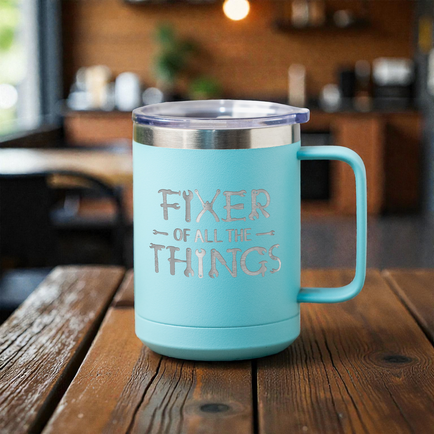 Fixer of All the Things - 15oz Stainless Steel Mug