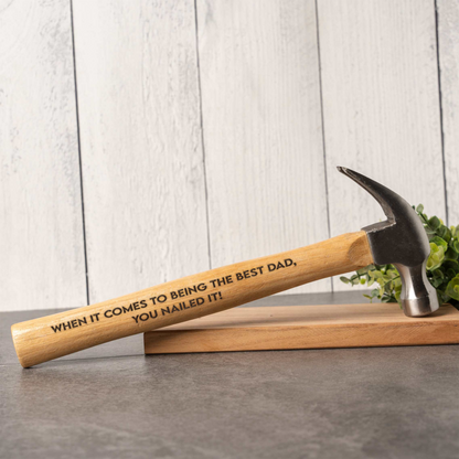 You Nailed It Fathers Day Gift Hammer