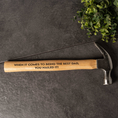 You Nailed It Fathers Day Gift Hammer