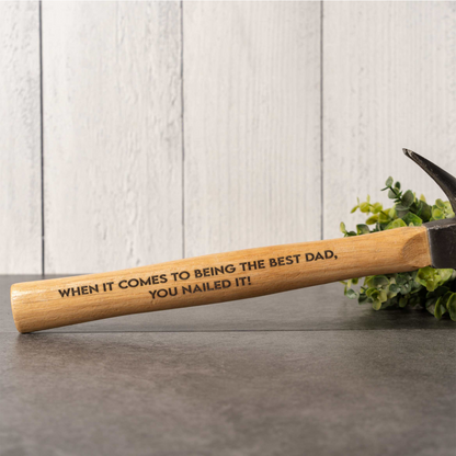 You Nailed It Fathers Day Gift Hammer