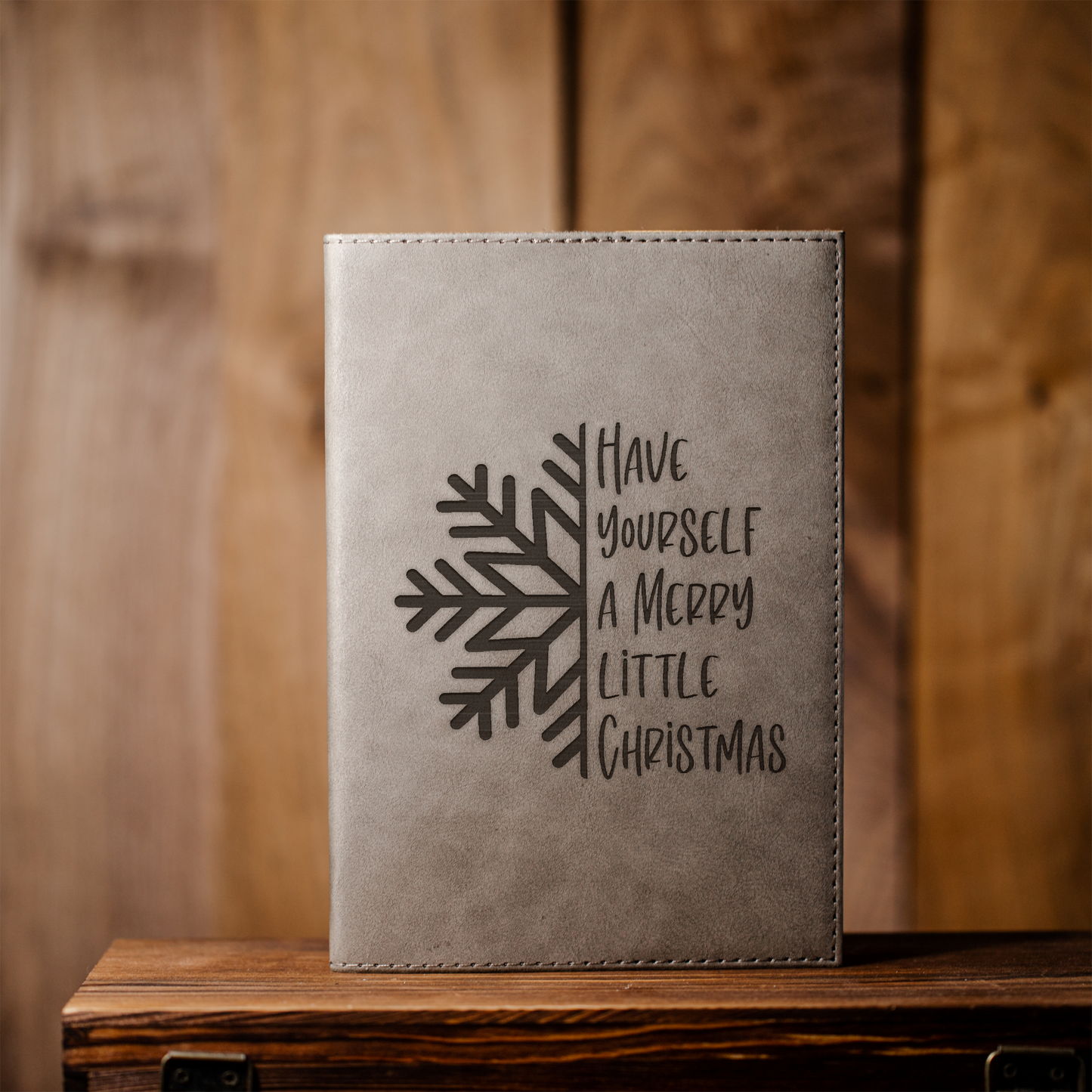 Premium Christmas Leather Journal