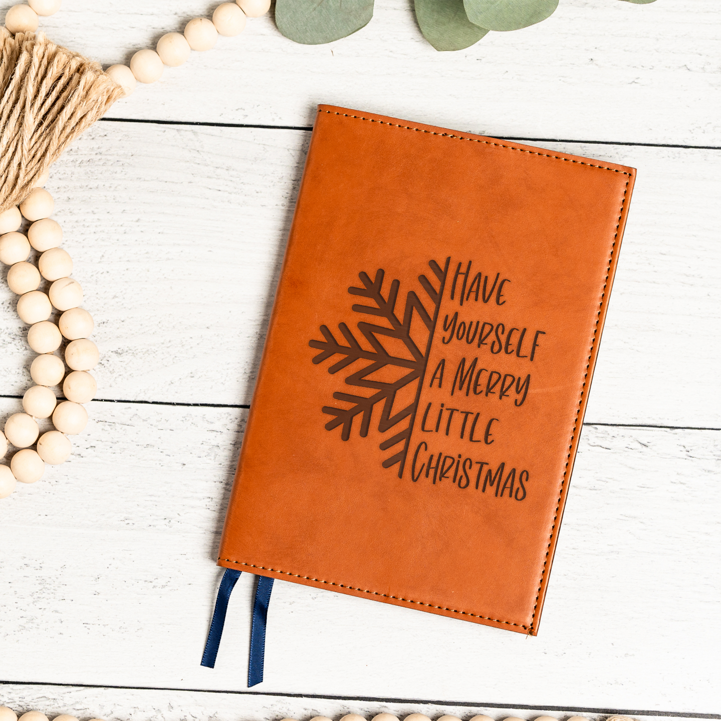 Premium Christmas Leather Journal