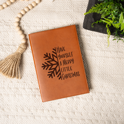 Premium Christmas Leather Journal