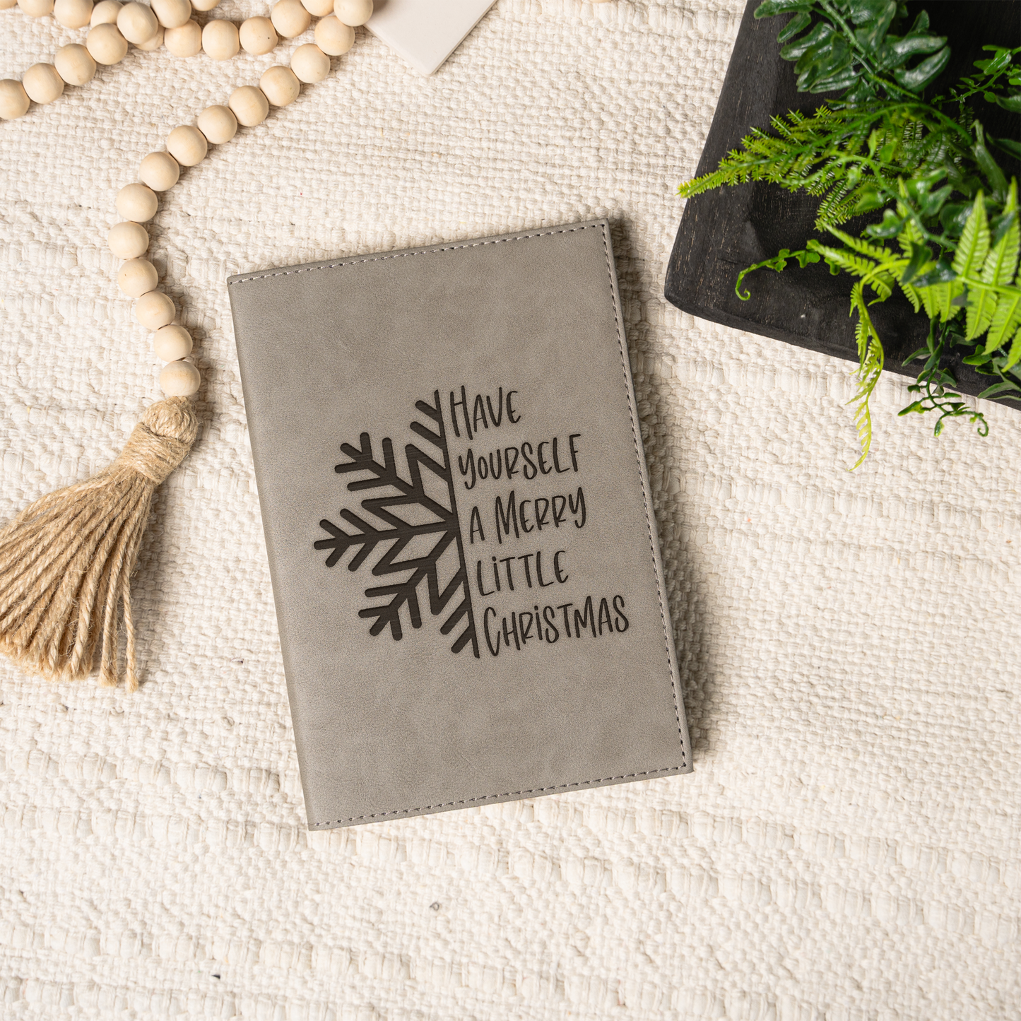 Premium Christmas Leather Journal